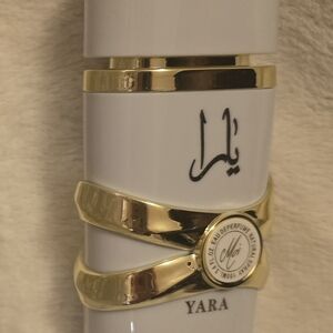 Yara White and Gold Women's Accessory